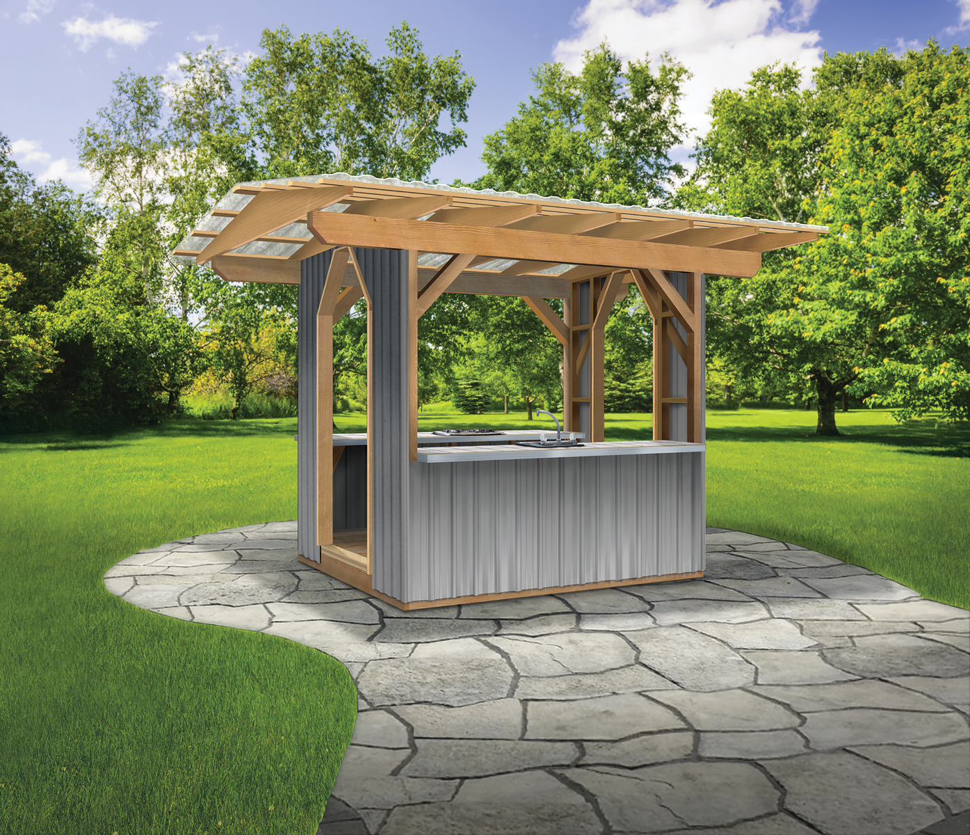 How to Build an Outdoor Kitchen Mother Earth News